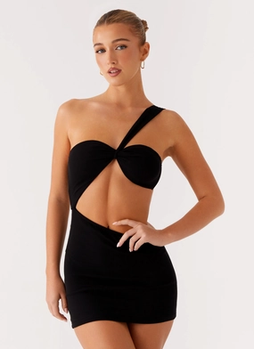 Morocco Mini Dress - Black Trendy And Comfortable
