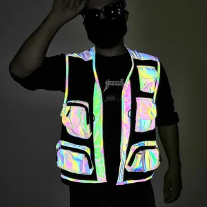 Multi-pocket Fishing Reflective Polyester Vest