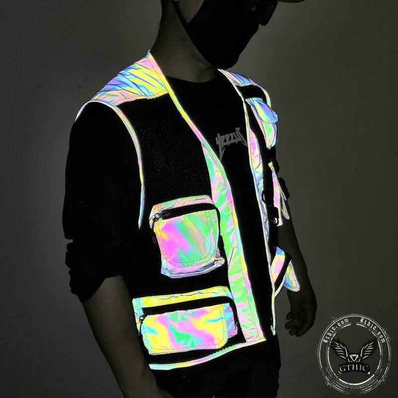 Multi-pocket Fishing Reflective Polyester Vest