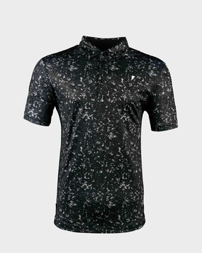 Black Camo Classic Polo ReinforcedArmholes LayeredCuff