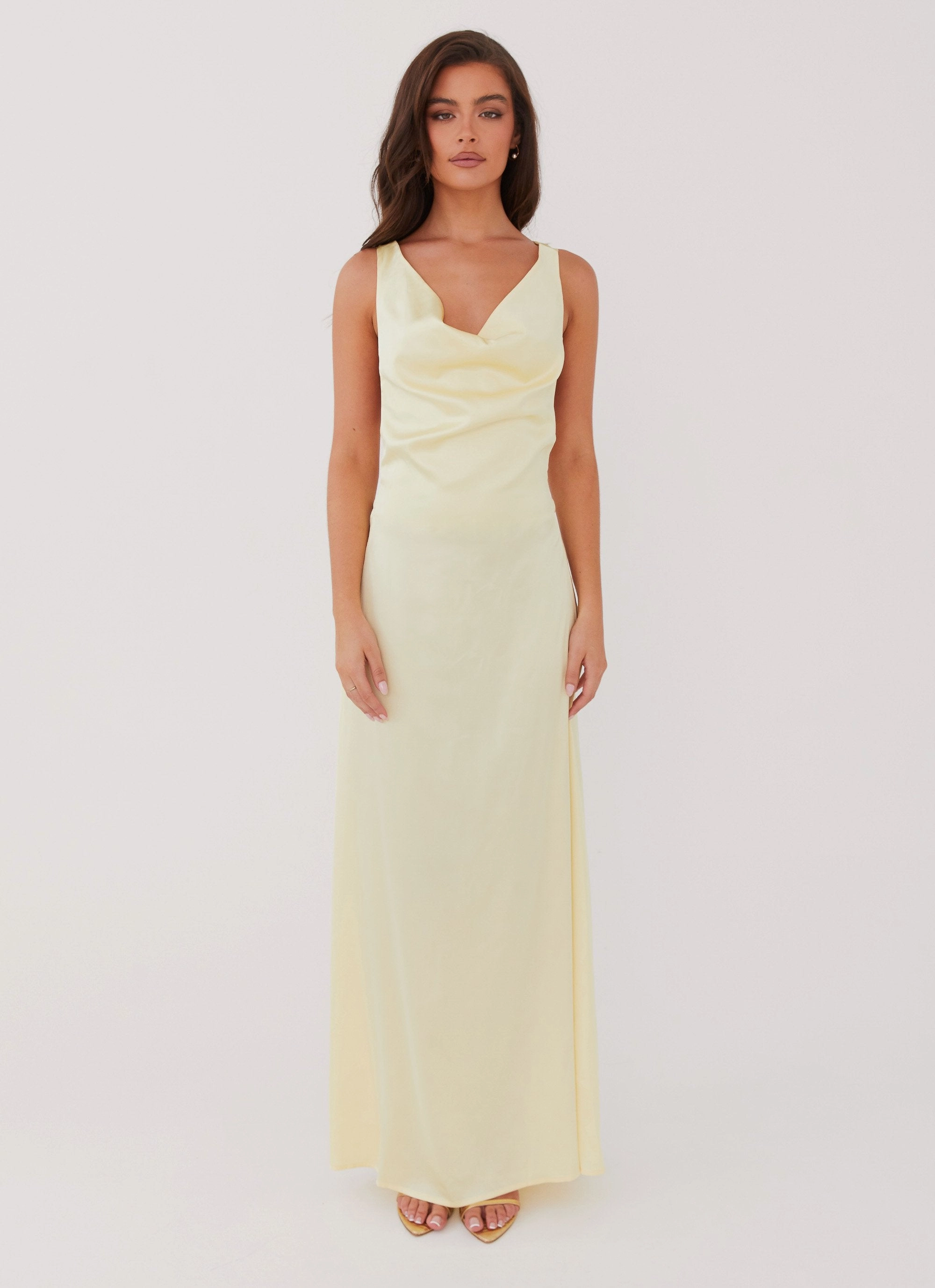 Musa Maxi Dress - Lemon Snag-Resistant