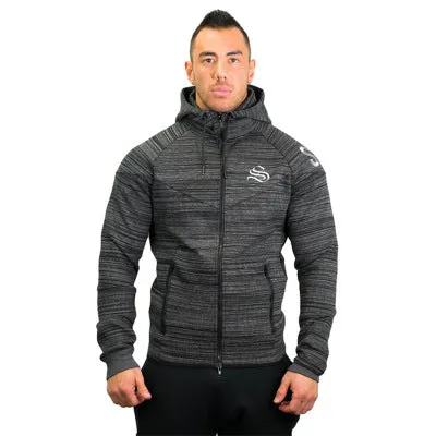 MUSCLE BROXS TRAINING CARDIGAN FITNESS PULLOVER HOODIE