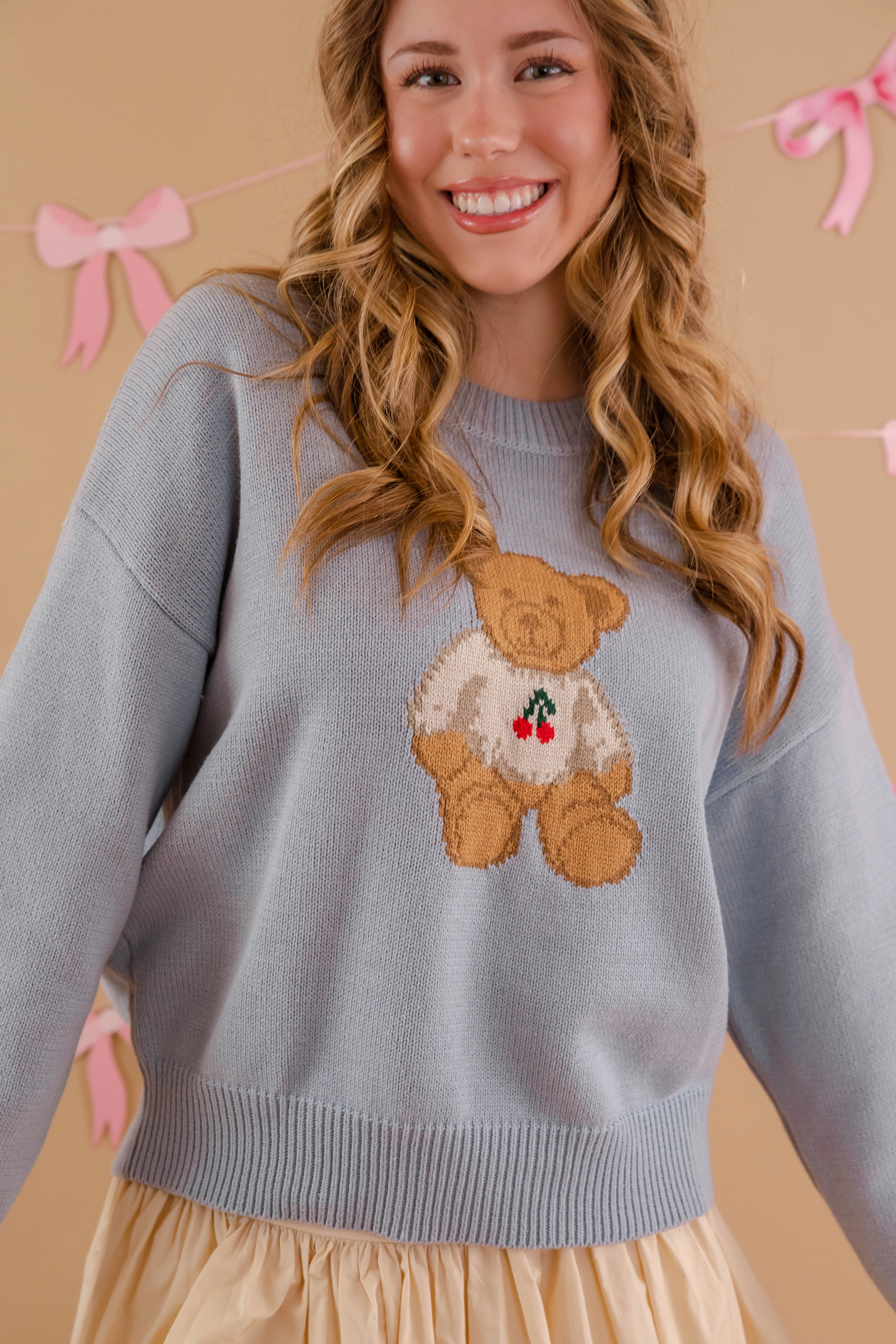 BondedEdges My Reassurance Sweater-Baby Blue
