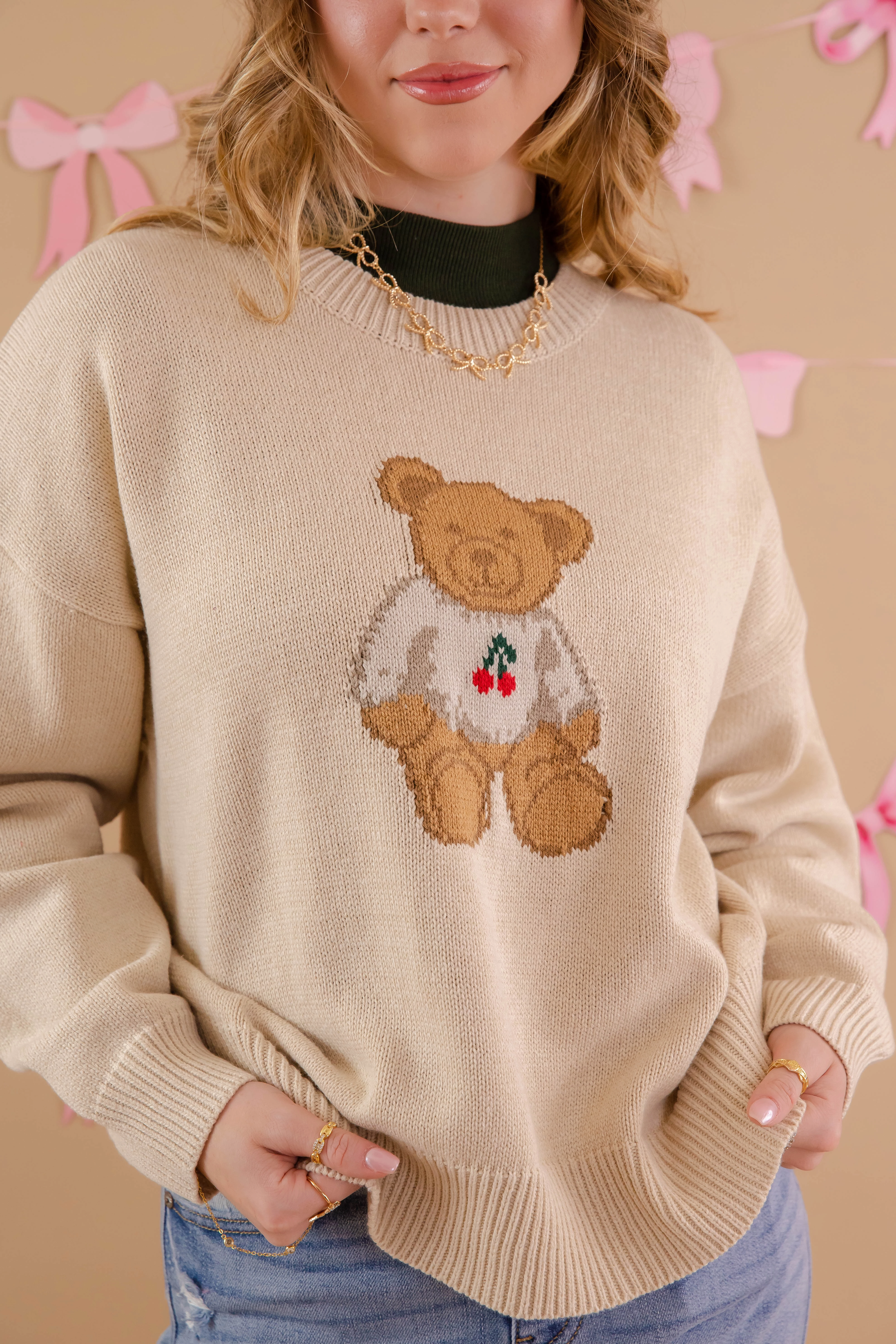 Ventilated Panels LightweightWeave My Reassurance Sweater-Mocha