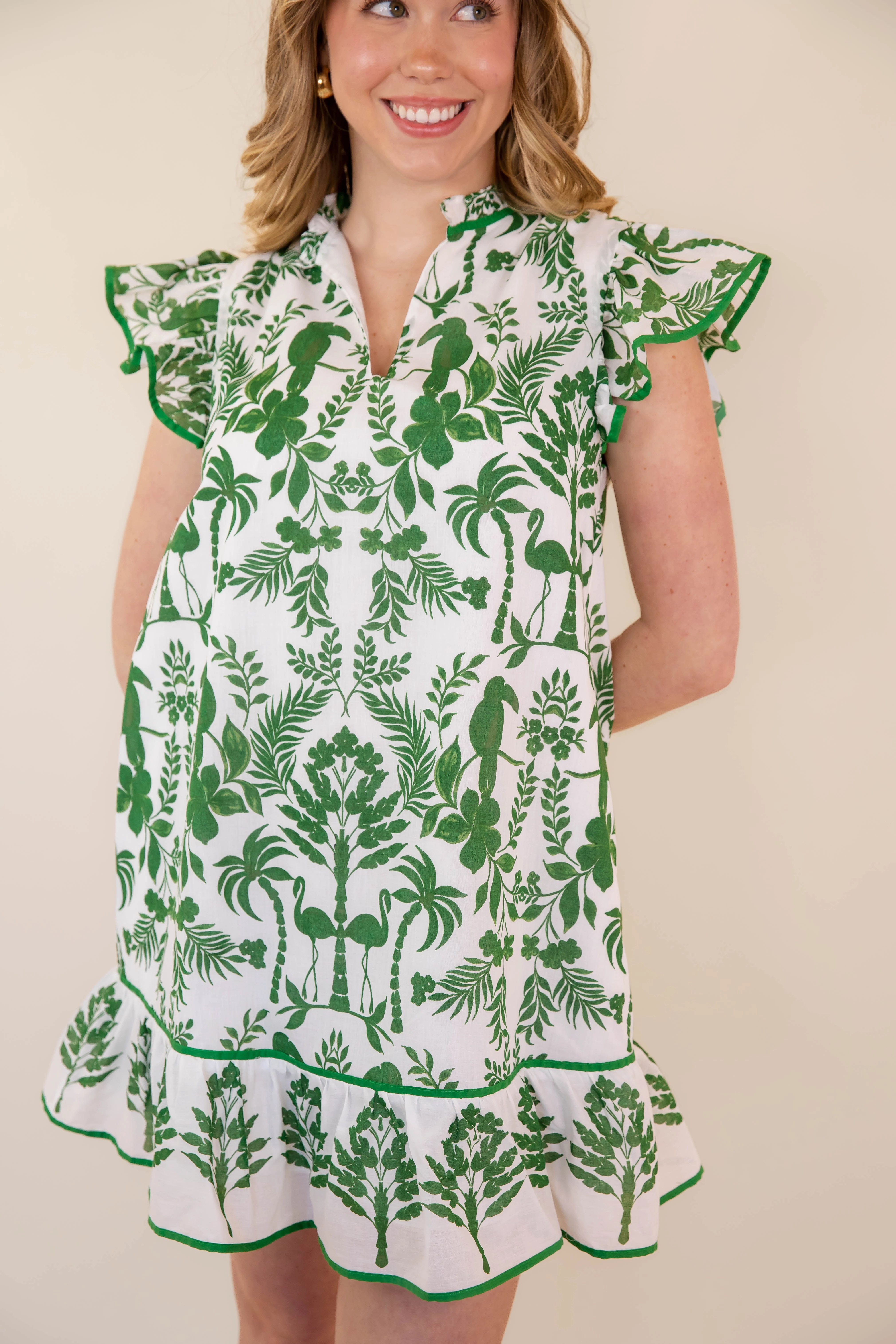 My Two Cents Dress TaglessDesign Pleat-Front
