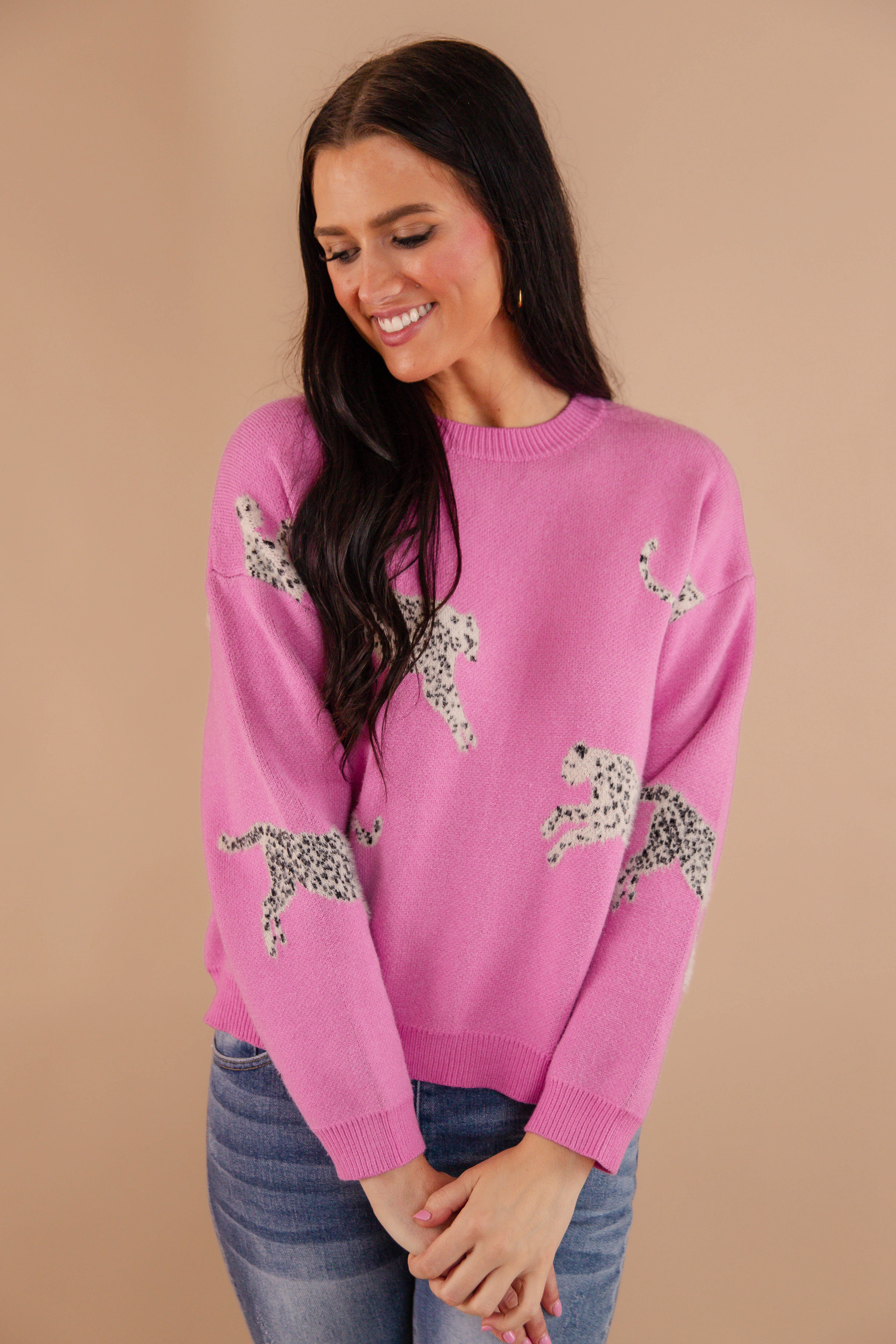 Seamless Construction Design MidweightJersey My Wild Idea Sweater-Orchid