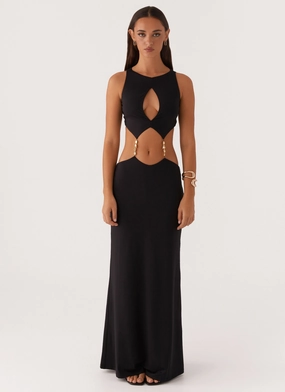 Nadiya Maxi Dress - Black Night Ready