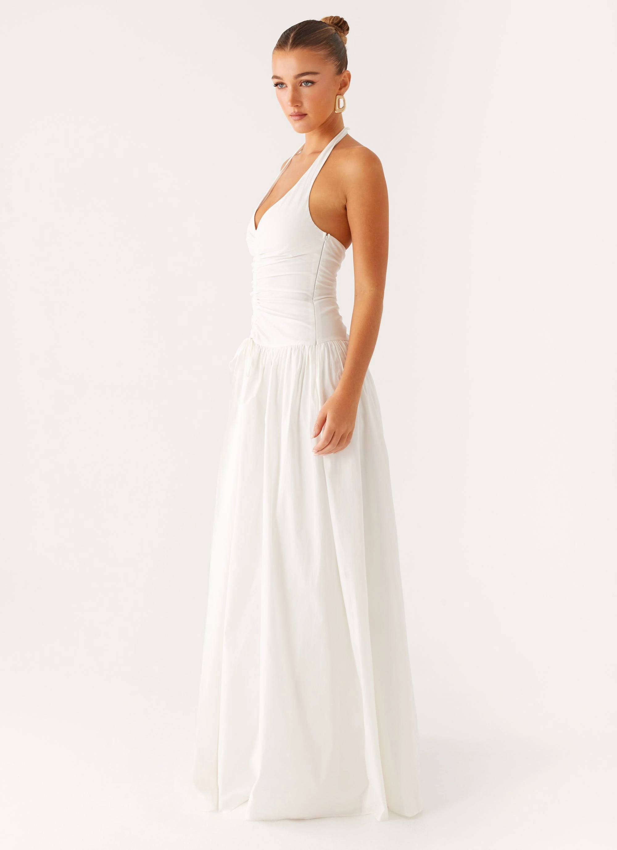Narnie Maxi Dress - Ivory Perfect Fit Wear Vibrant Design