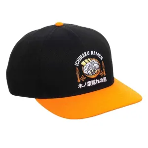 Naruto Shippuden Ichiraku Ramen Embroidered Snapback Hat