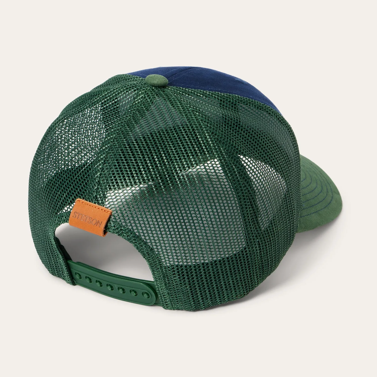 Navy Horse Patch Trucker Cap
