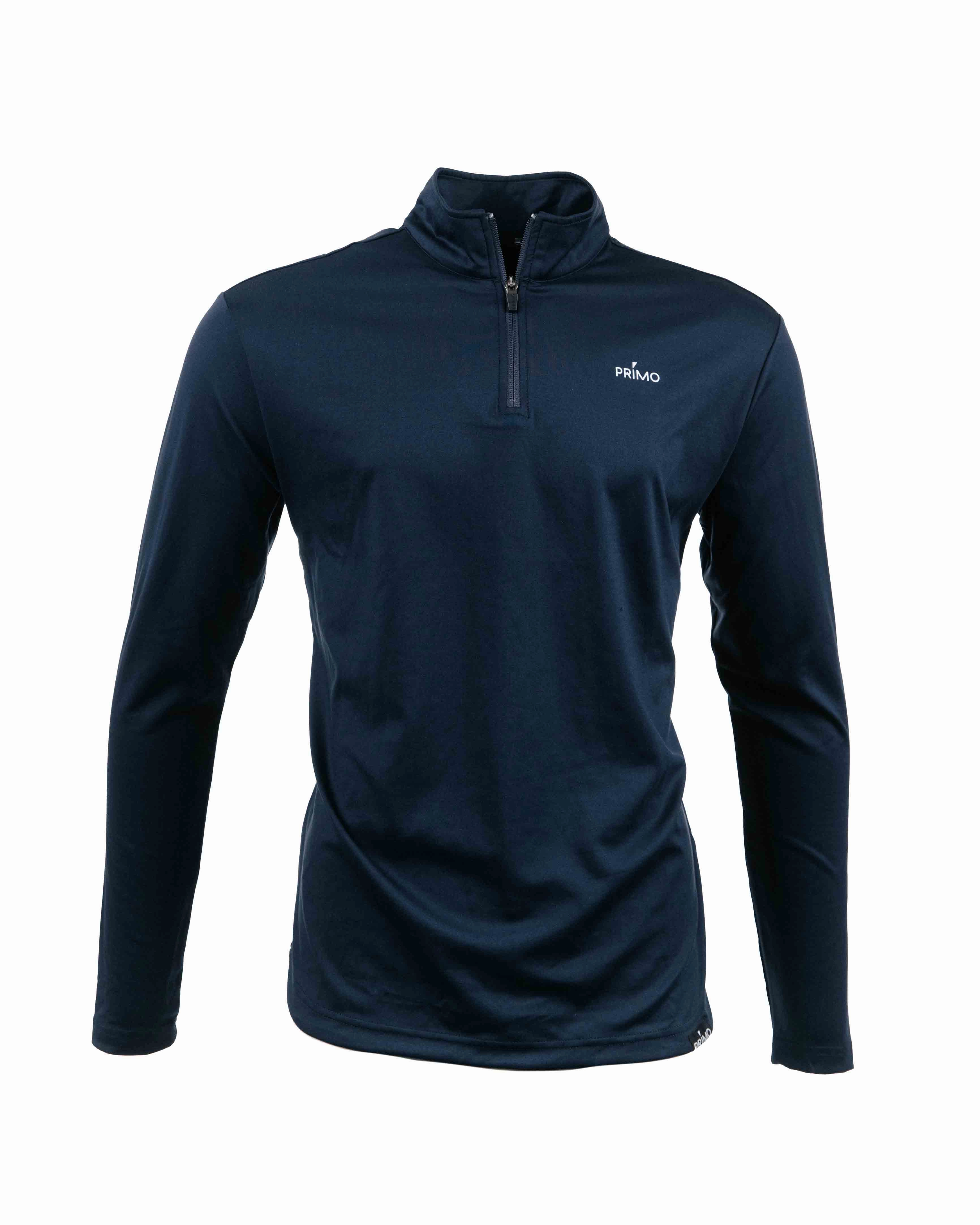 AntiPill Finish Navy Classic Quarter Zip