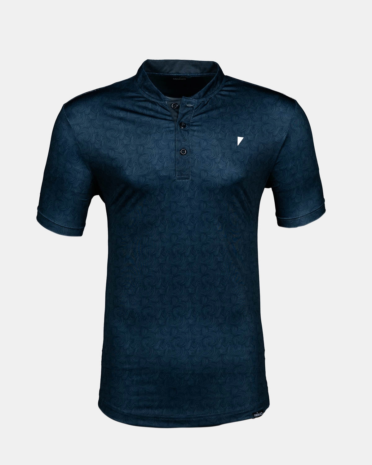 Navy Swirl Blade Polo ShockAbsorbing TaglessDesign