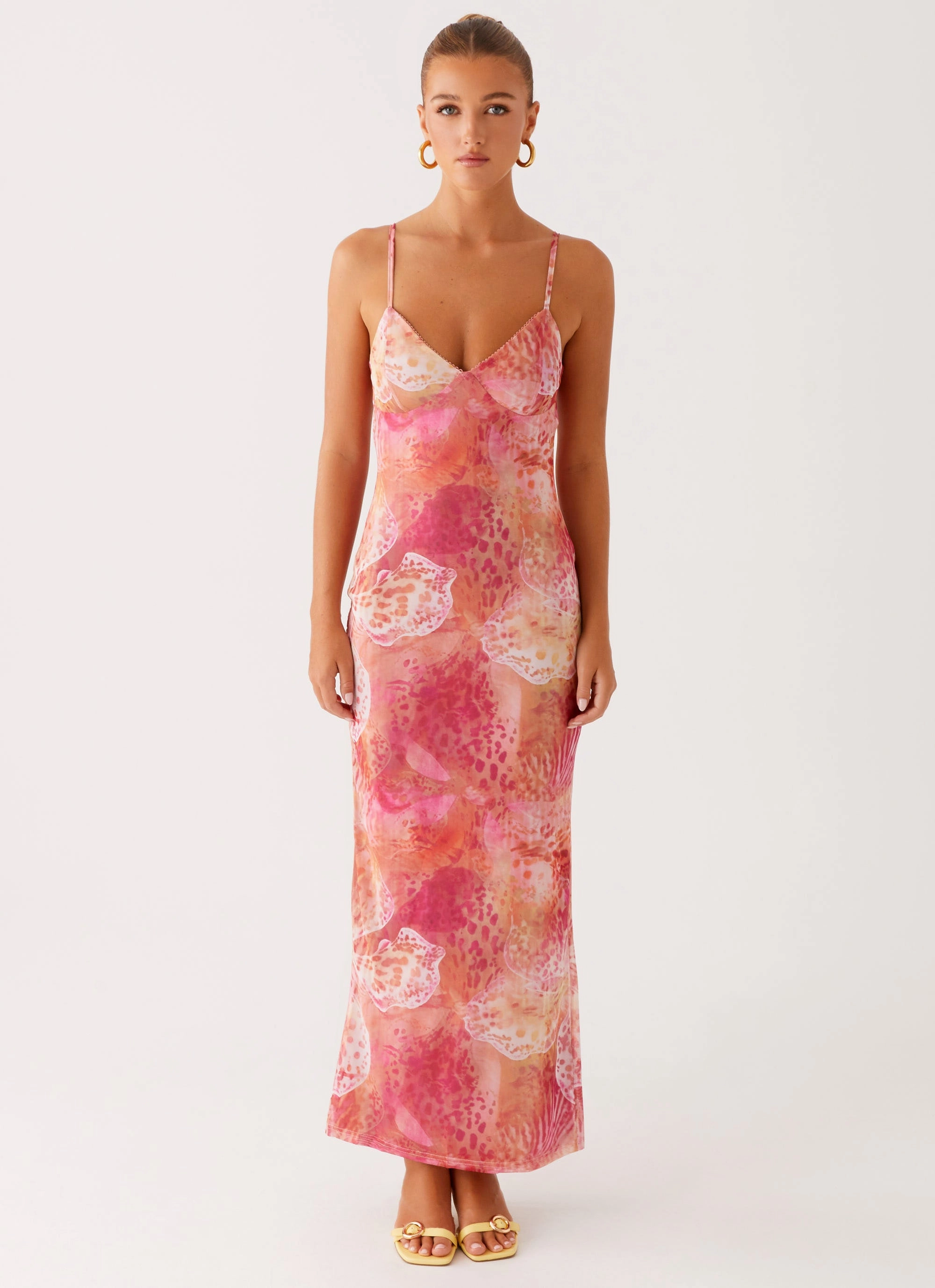 Kasey Midi Dress - Flamingo Fling Fall Outfit