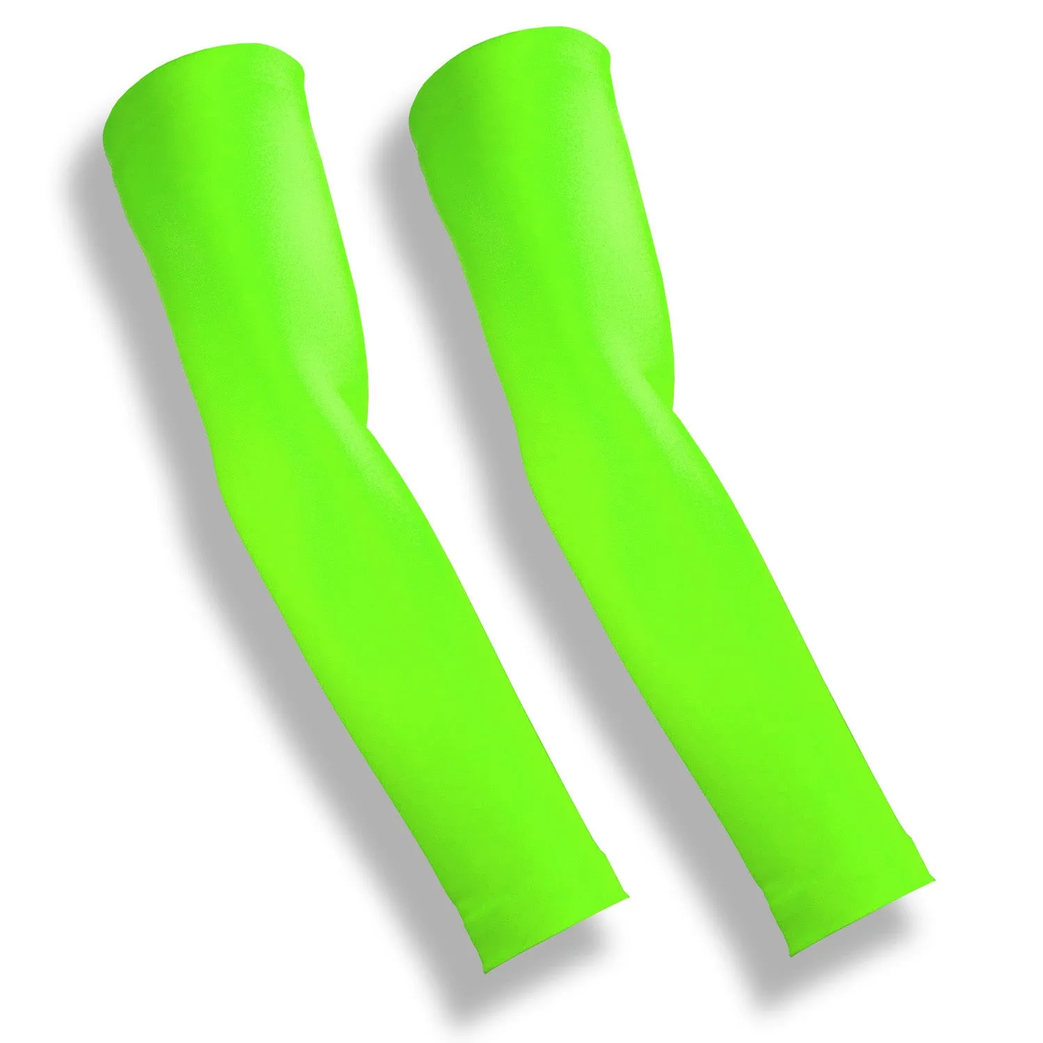 Neon Green Golf Arm Compression Sleeves