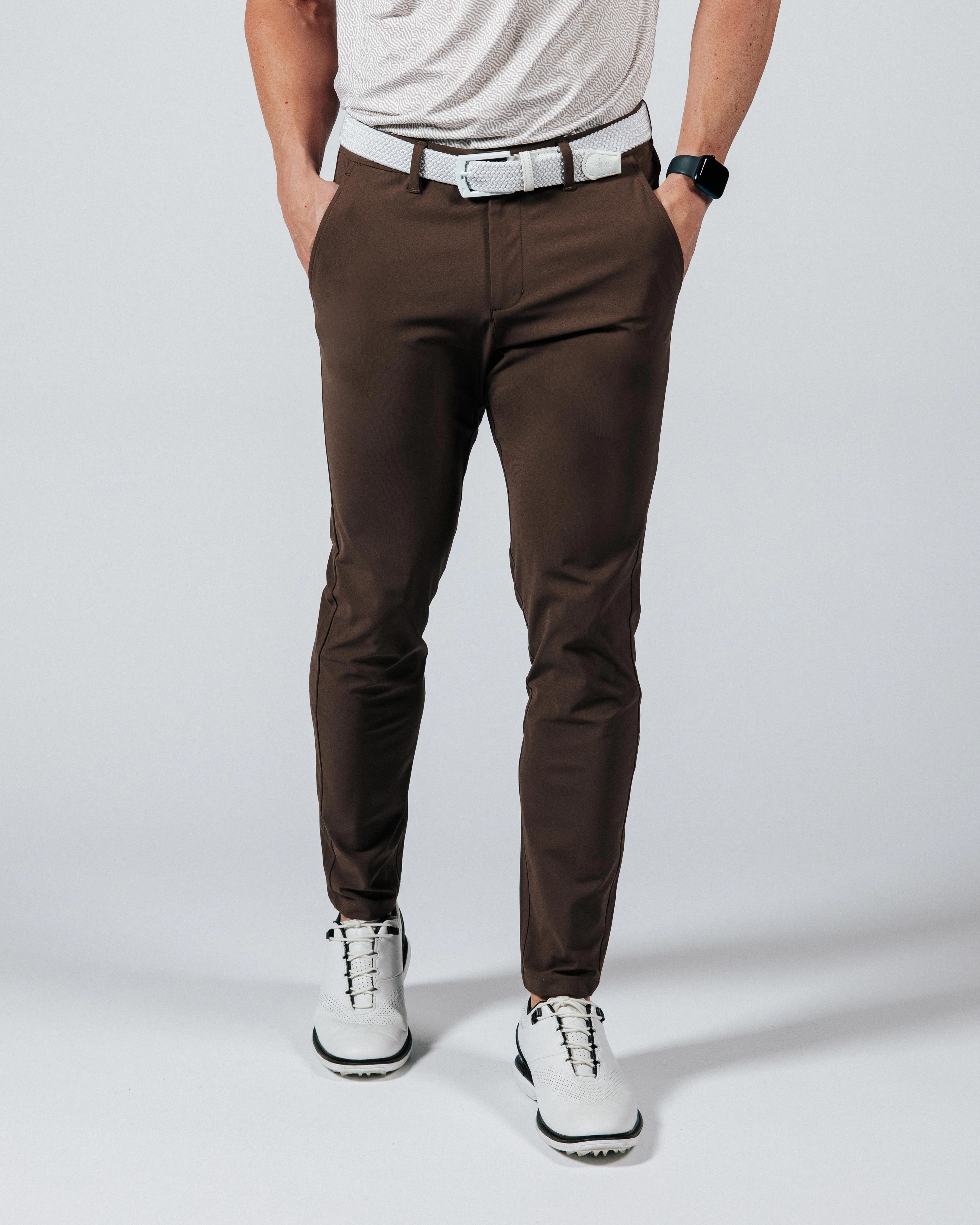 Brown Traditional Pants Multi-Purpose Wear Practical Comfort