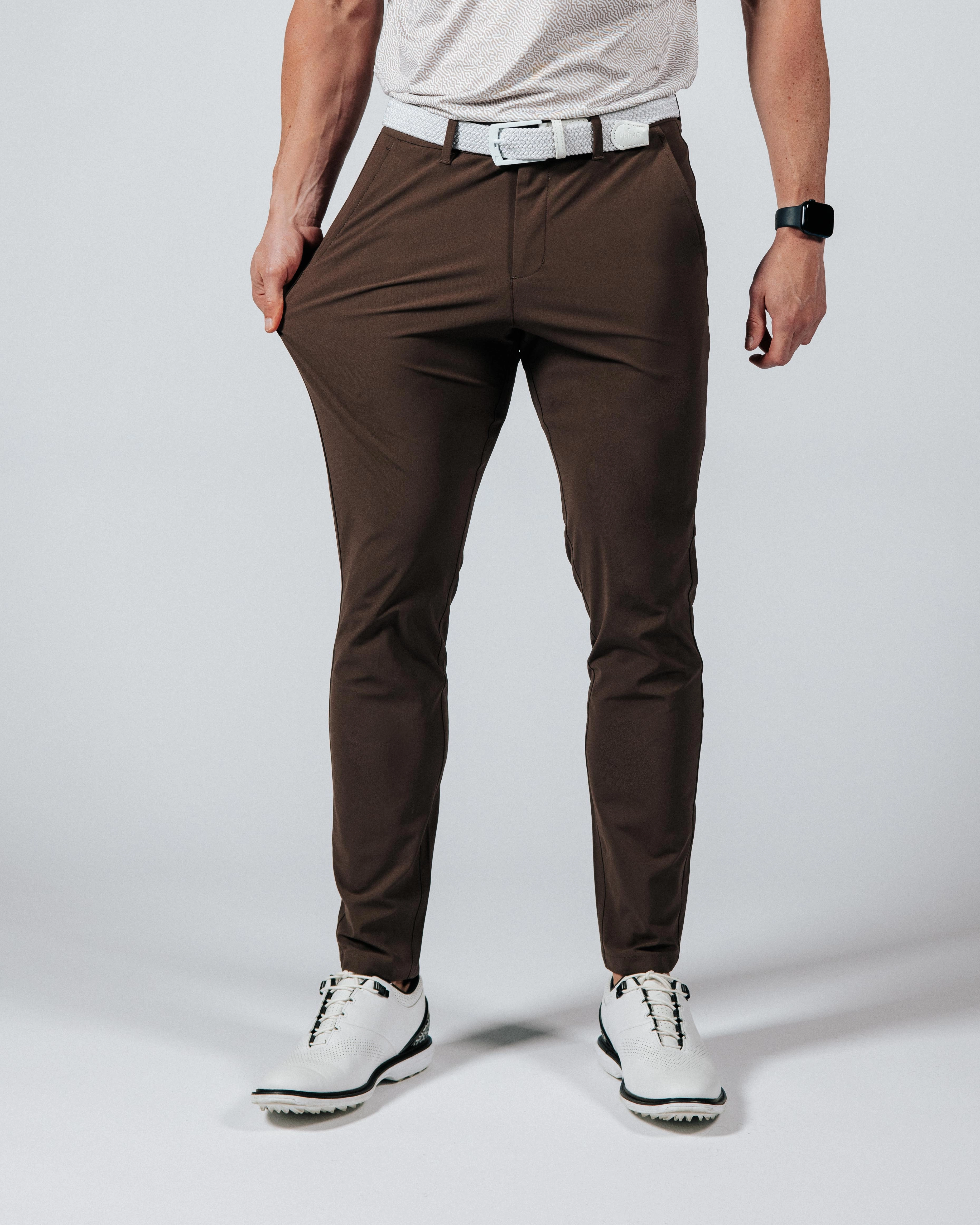 Relaxed Look LightweightComfort Brown Traditional Pants