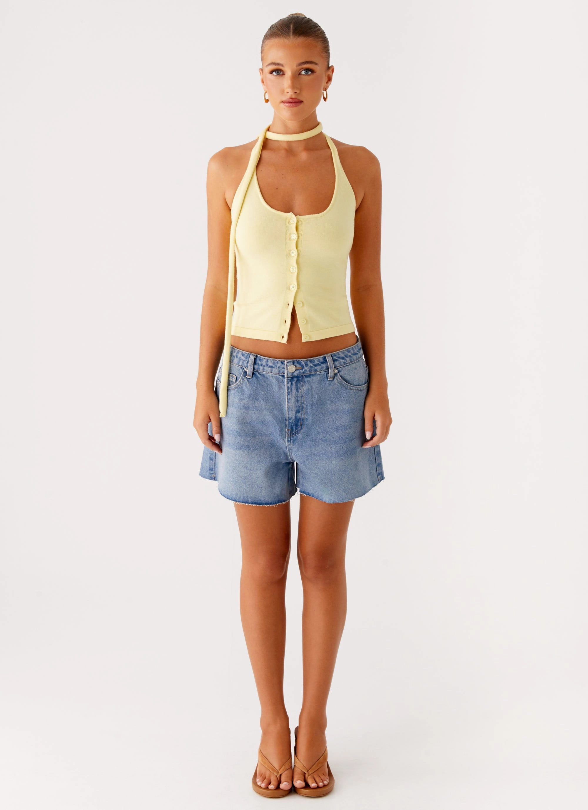 Roland Denim Shorts - Blue MoistureControlLiner Stretchable Waist