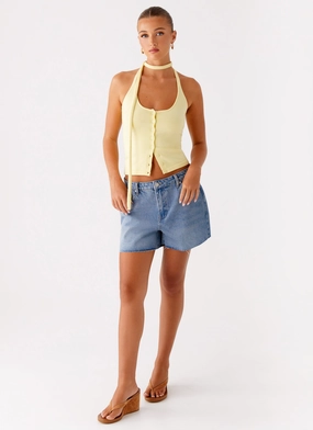 BreathableMaterial Roland Denim Shorts - Blue