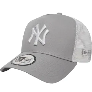 New Era Youths New York Yankees A-Frame 9Forty Trucker Cap - Grey - 6-12 Yrs