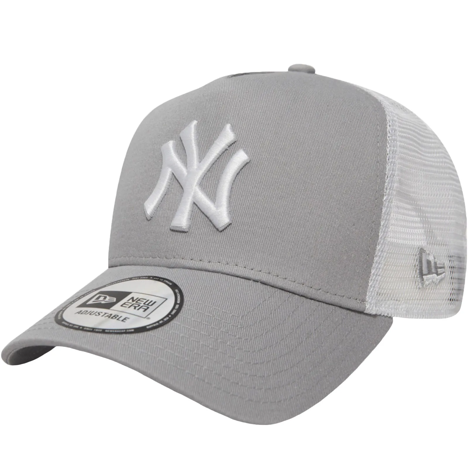 New Era Youths New York Yankees A-Frame 9Forty Trucker Cap - Grey - 6-12 Yrs