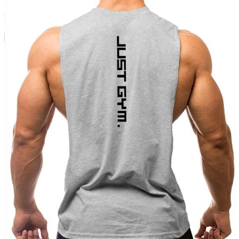 New Fashion Cotton Sleeveless Gym Hoodies Tank Top Men Fitness Shirt Bodybuilding Workout Vest