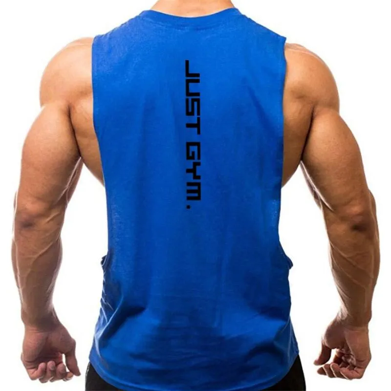 New Fashion Cotton Sleeveless Gym Hoodies Tank Top Men Fitness Shirt Bodybuilding Workout Vest
