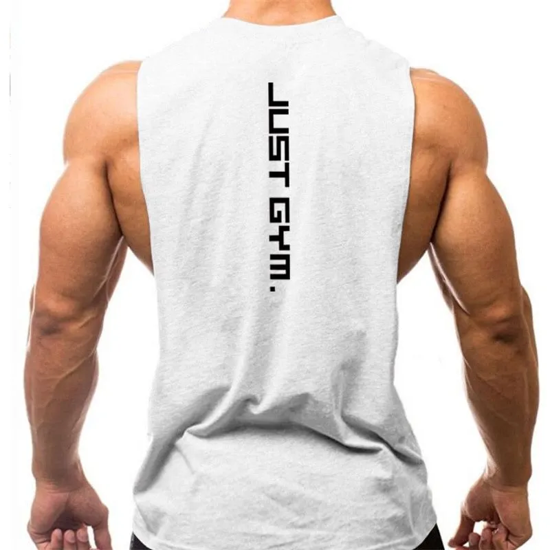 New Fashion Cotton Sleeveless Gym Hoodies Tank Top Men Fitness Shirt Bodybuilding Workout Vest