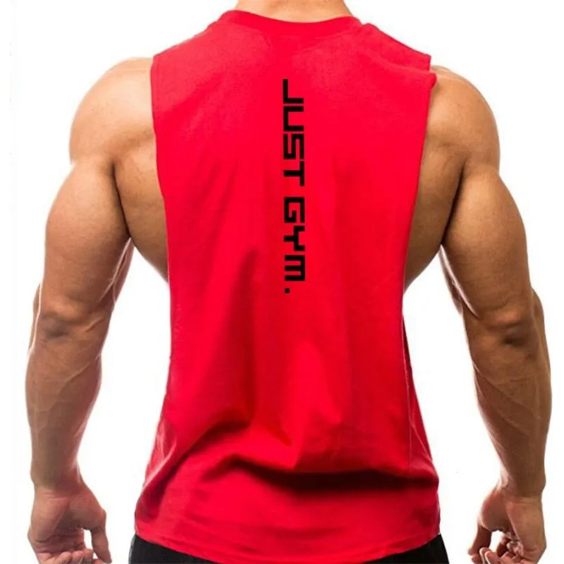 New Fashion Cotton Sleeveless Gym Hoodies Tank Top Men Fitness Shirt Bodybuilding Workout Vest