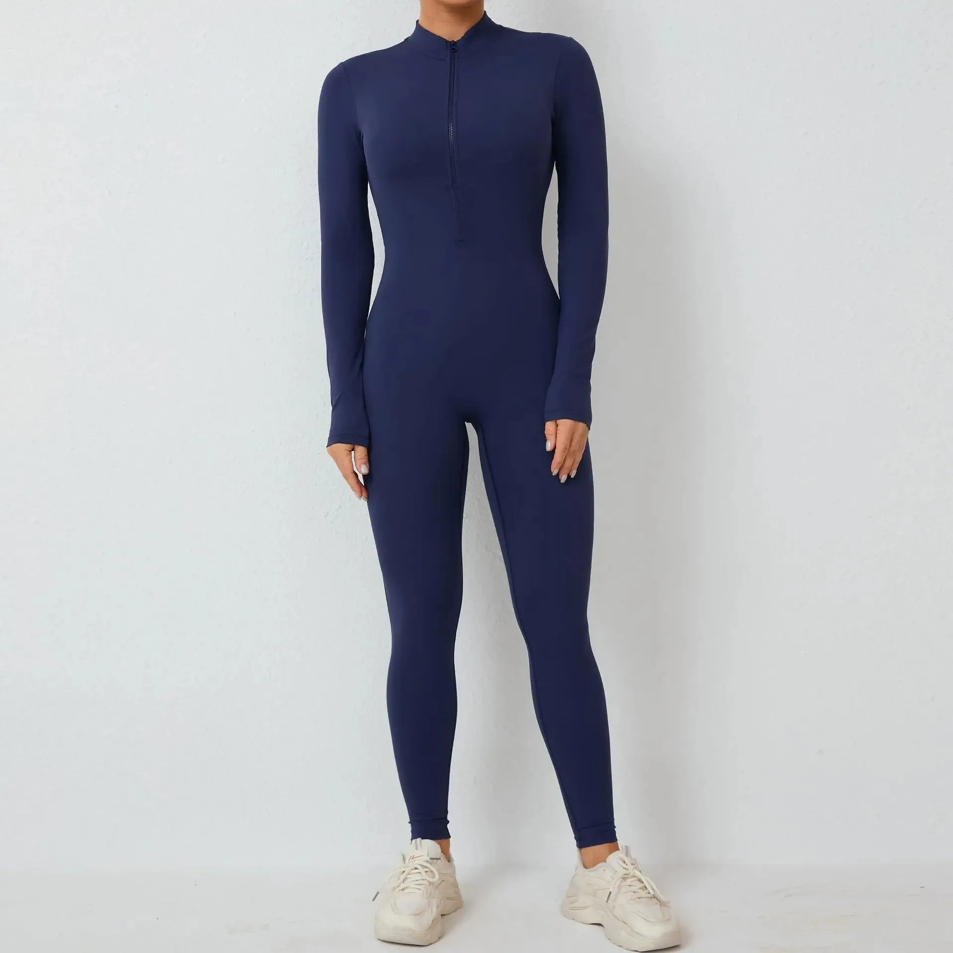 New Nylon Zipper Women's Scrunch Tracksuit