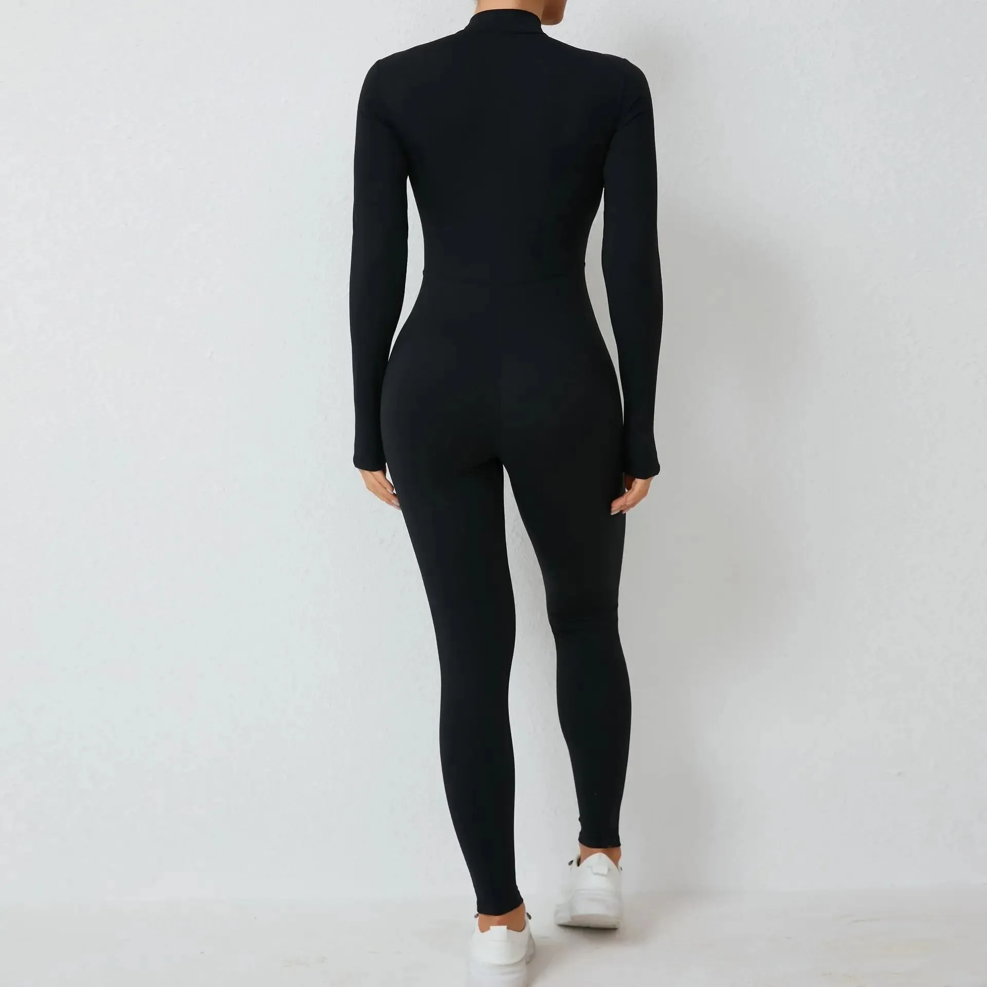 New Nylon Zipper Women's Scrunch Tracksuit