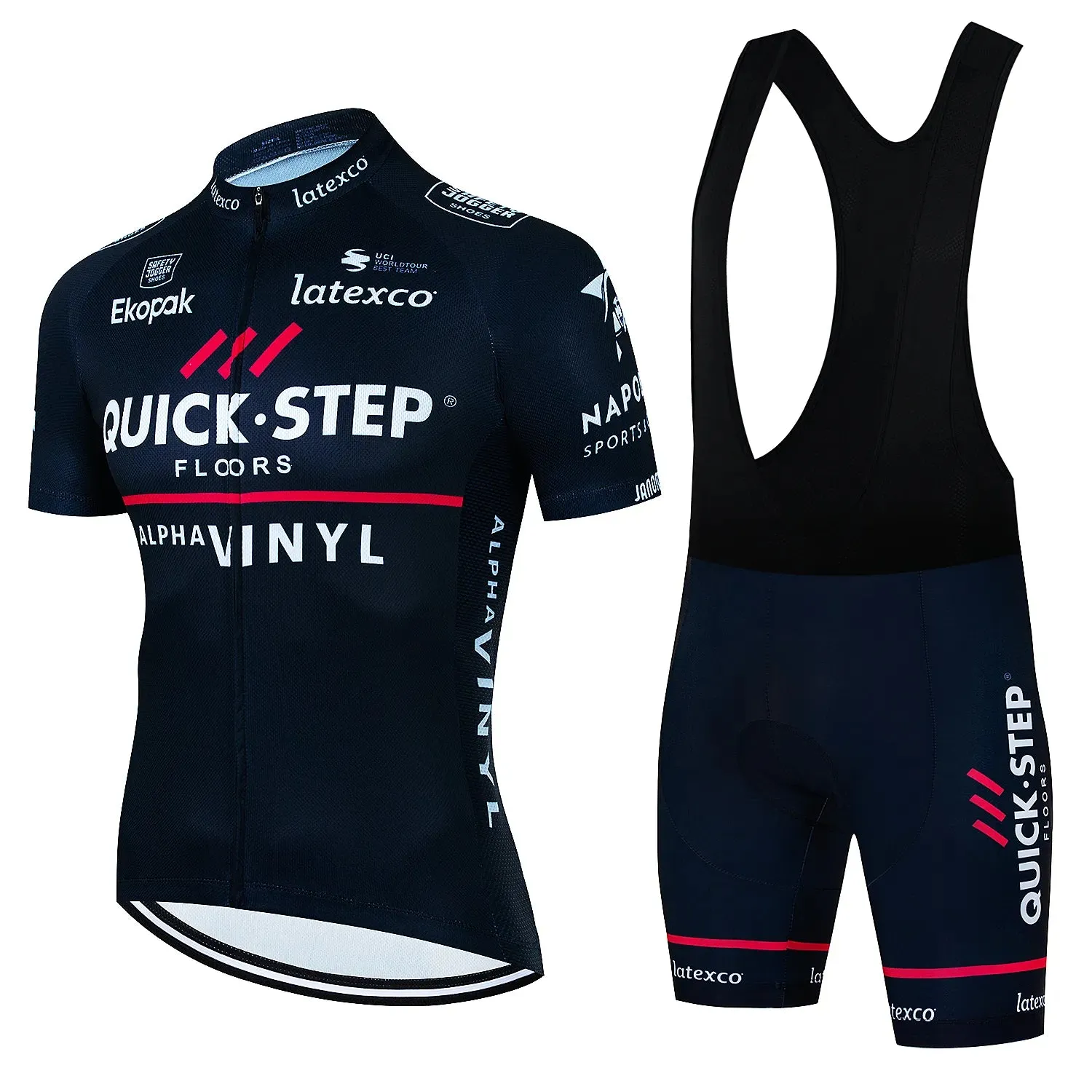 New Quick·Step Pro Summer Cycling Set Bicycle Jerseys Breathable Mountain Bike Clothing Maillot Ropa Ciclismo Cycling Jersey Set