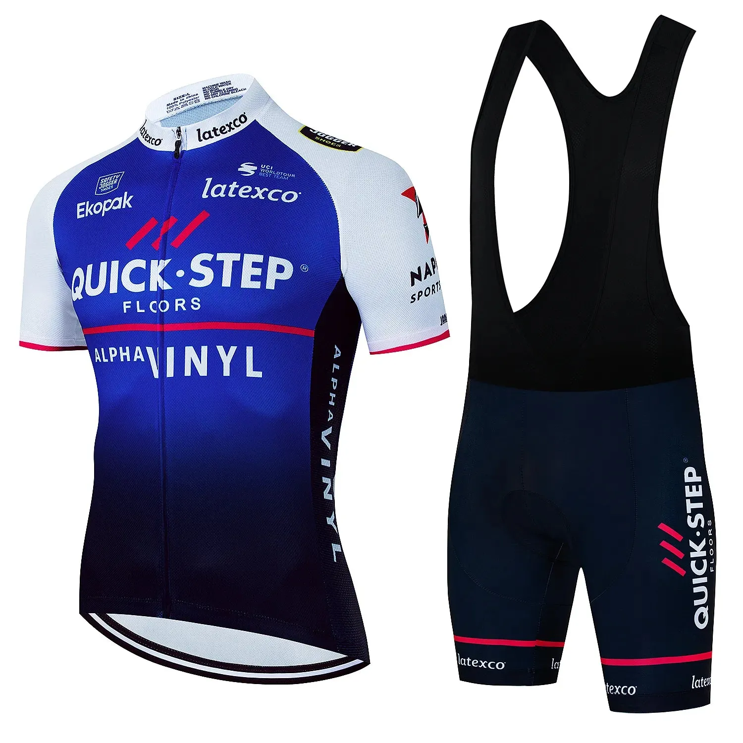 New Quick·Step Pro Summer Cycling Set Bicycle Jerseys Breathable Mountain Bike Clothing Maillot Ropa Ciclismo Cycling Jersey Set