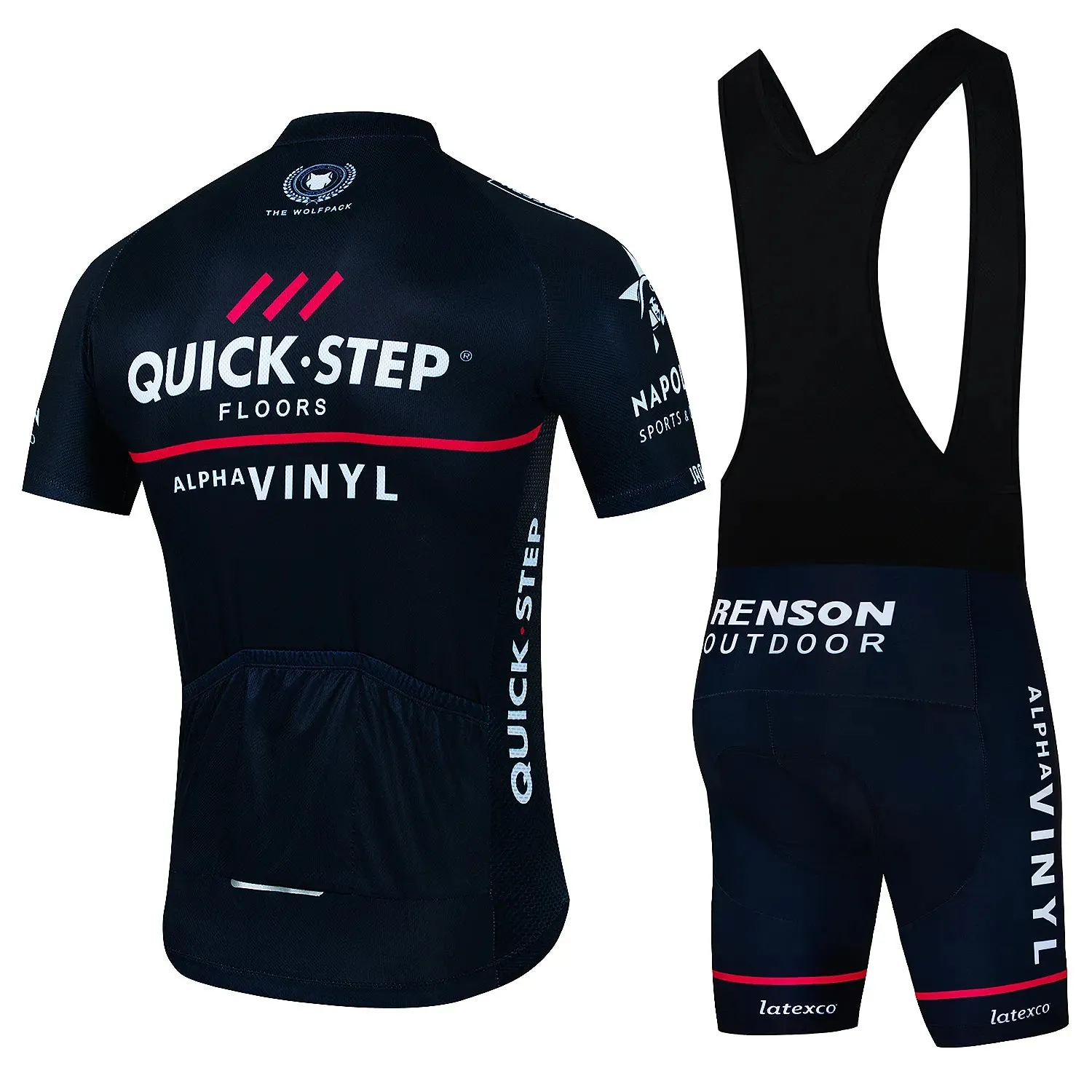 New Quick·Step Pro Summer Cycling Set Bicycle Jerseys Breathable Mountain Bike Clothing Maillot Ropa Ciclismo Cycling Jersey Set
