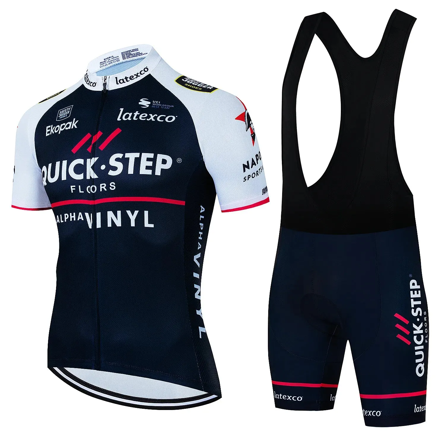 New Quick·Step Pro Summer Cycling Set Bicycle Jerseys Breathable Mountain Bike Clothing Maillot Ropa Ciclismo Cycling Jersey Set