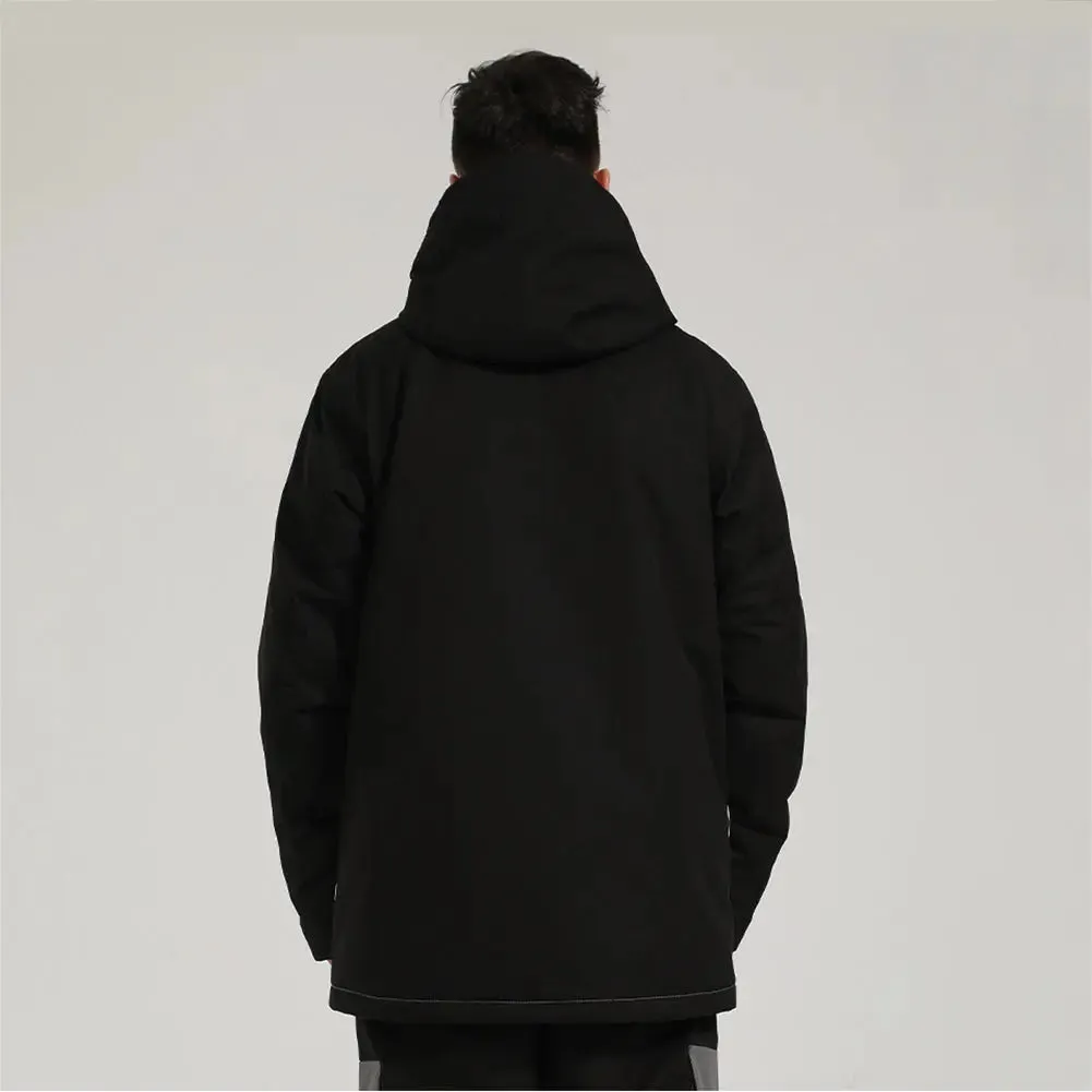 New Winter Colorblock Snow Ski Insulated Cargo Jacket