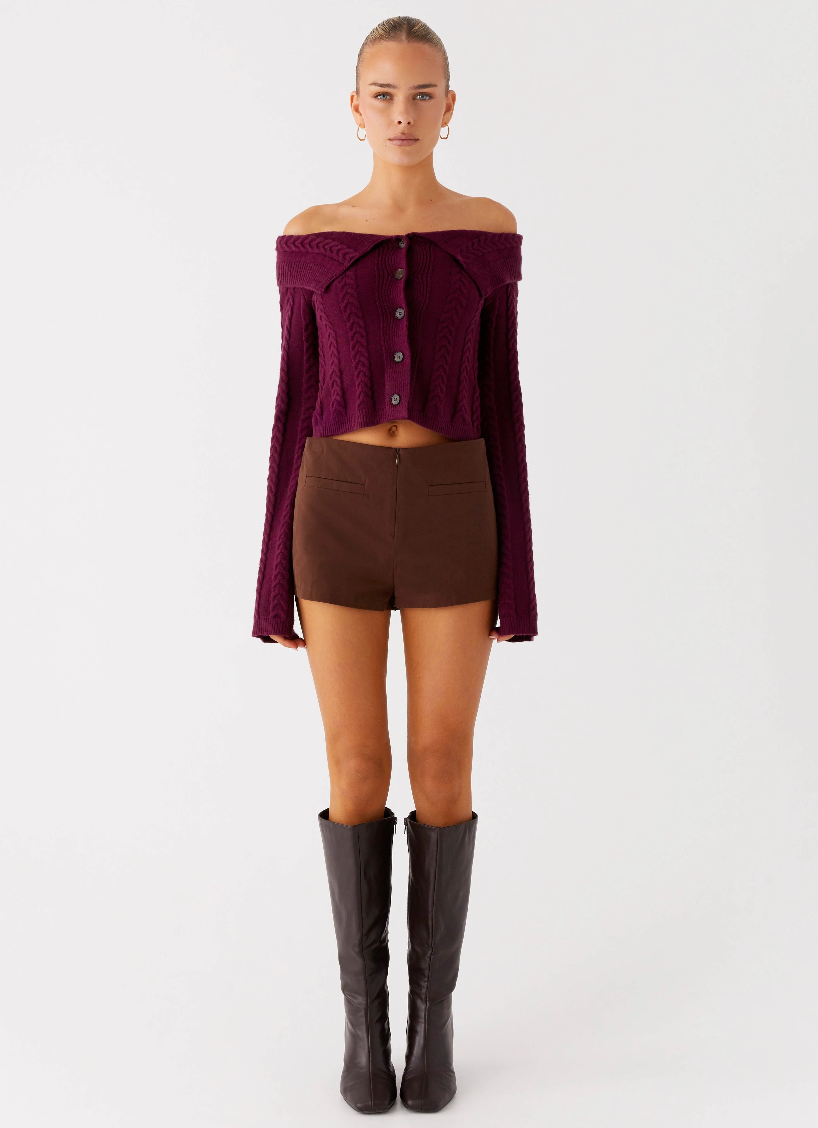 Casual Layer Fit Nia Micro Short - Chocolate