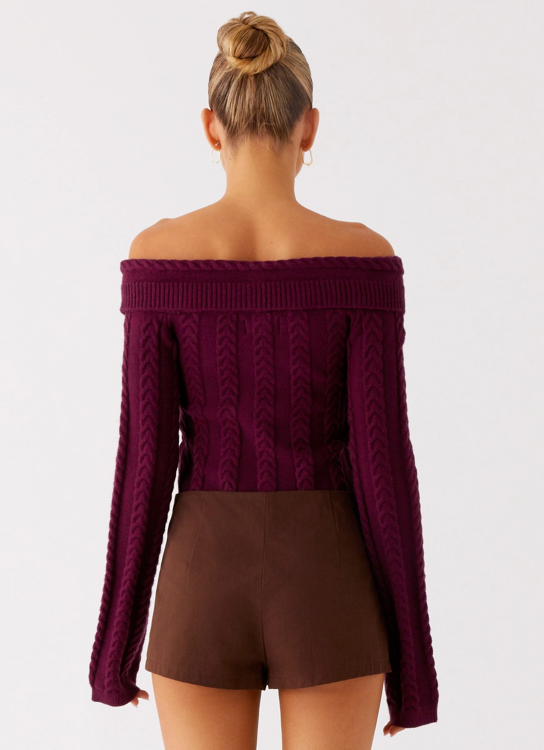 Flat Lock Seams Nia Micro Short - Chocolate