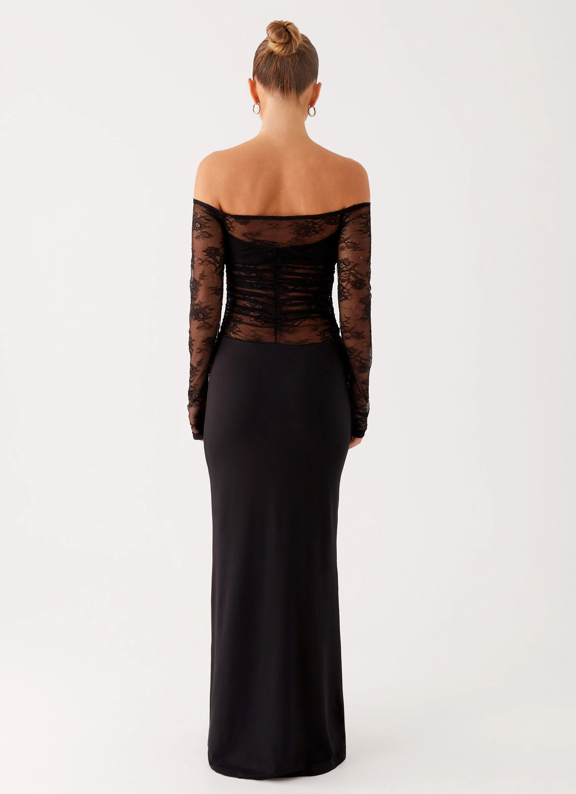 Avi Maxi Dress - Black Heart Tone Fresh Style