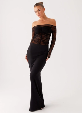 Avi Maxi Dress - Black Classic Movement