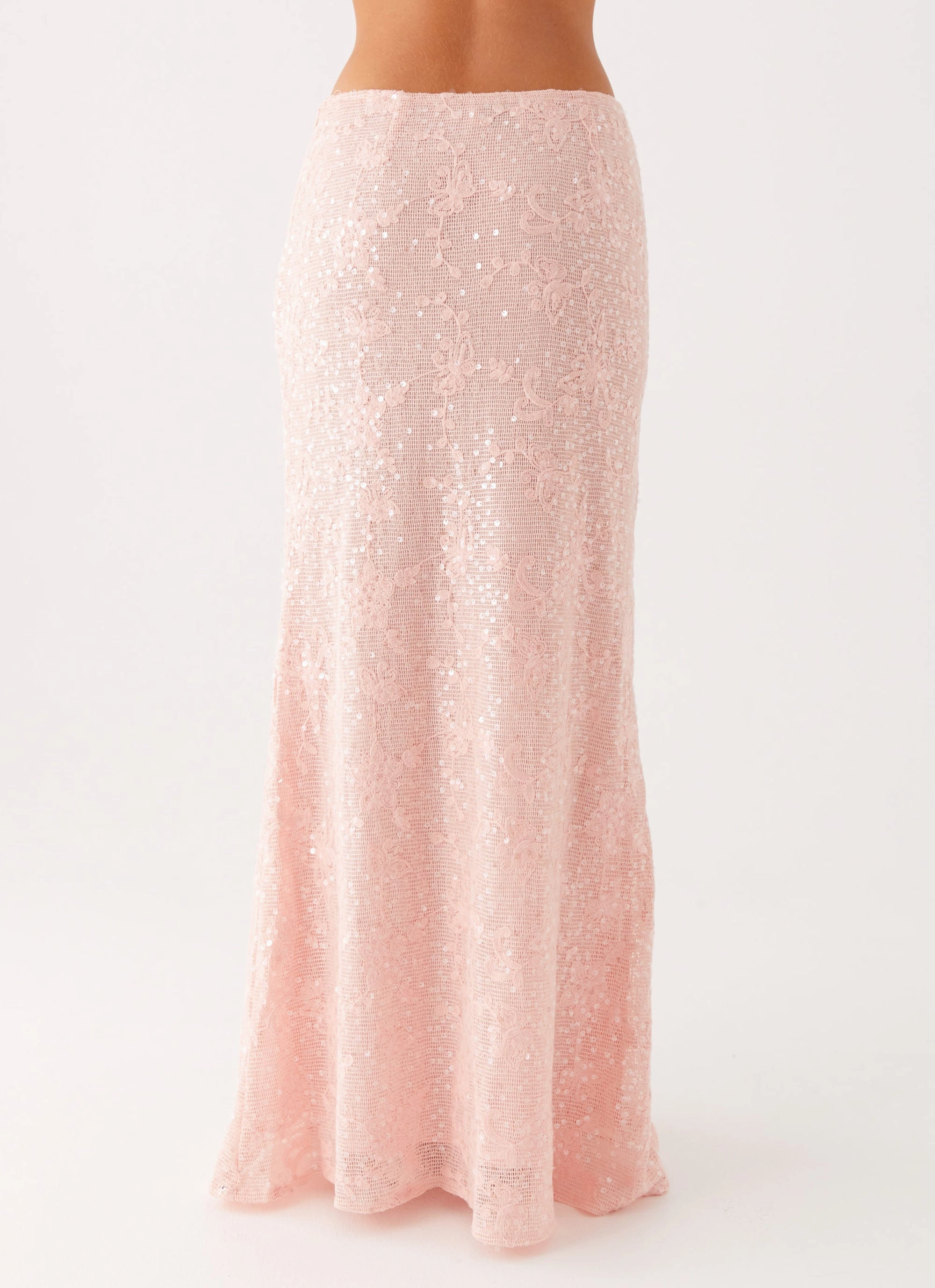 Nico Sequin Maxi Skirt - Pink Chill Wear ReinforcedSeams