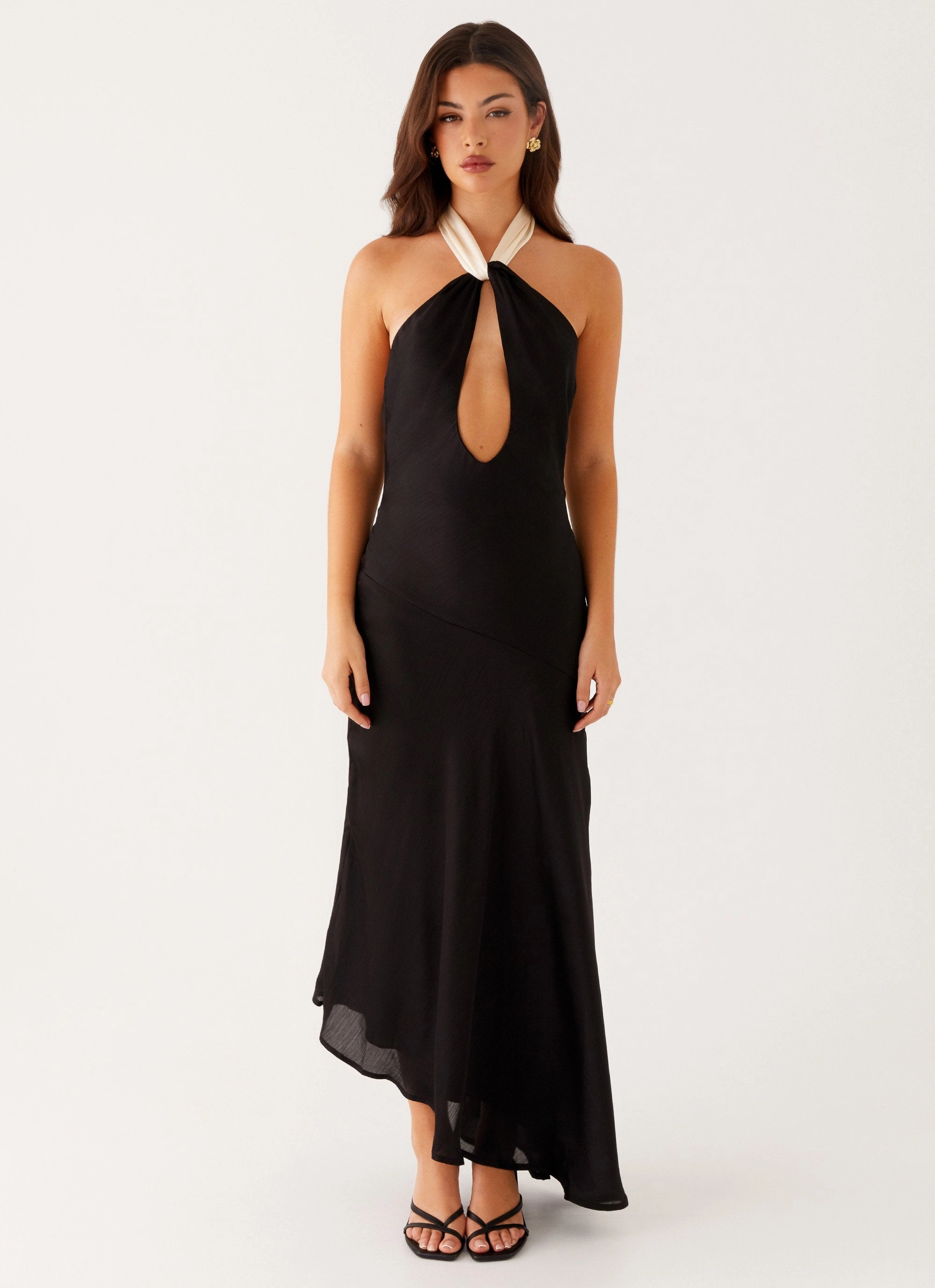 Work Friendly Night Owl Maxi Dress - Black