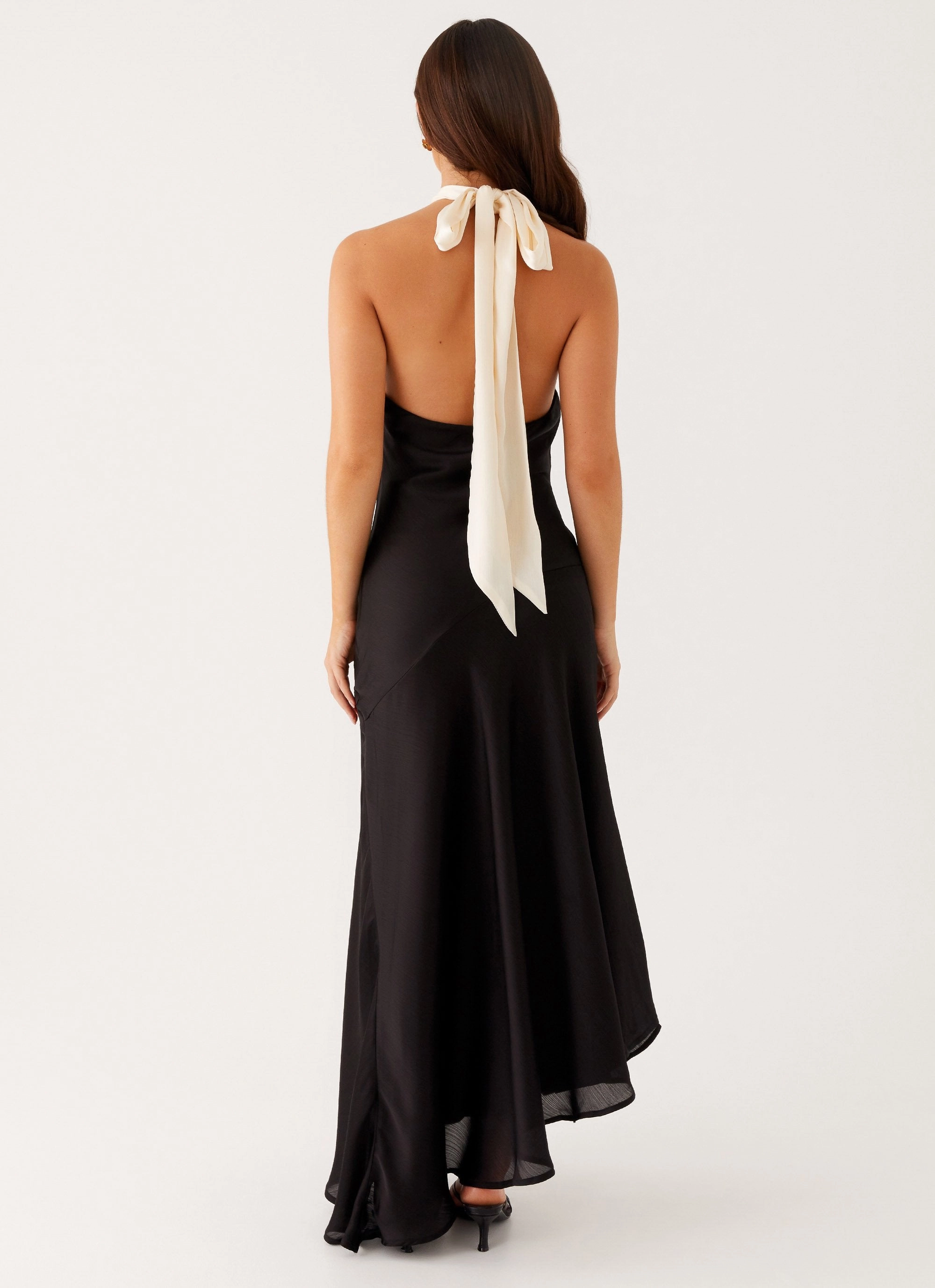 Polished Finish Night Owl Maxi Dress - Black