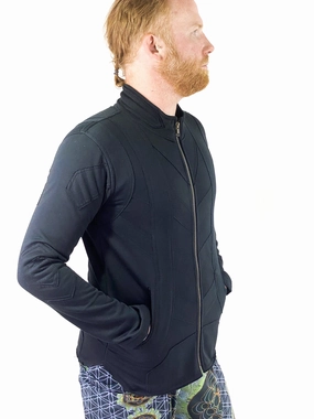 Articulated Sleeves Mesh Ventilation Panels Night Racer Jacket