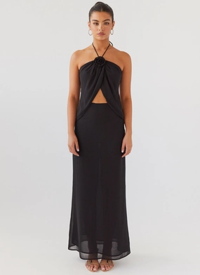 Nightfall Maxi Skirt - Midnight Urban appeal Versatile staple
