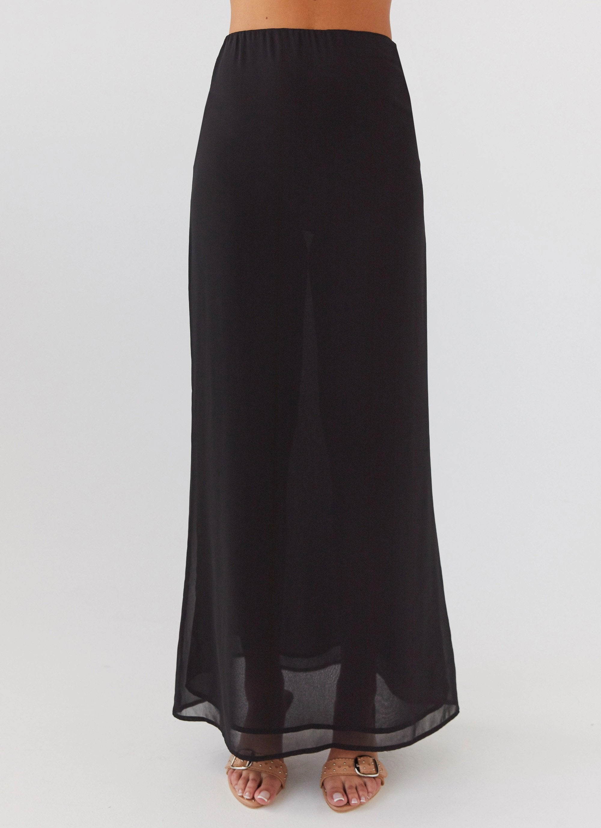 Boho chic Nightfall Maxi Skirt - Midnight