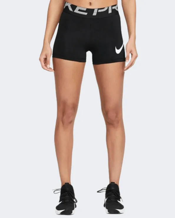 Nike Dri-Fit 3" Women Training Short Black/White Dm7687-010