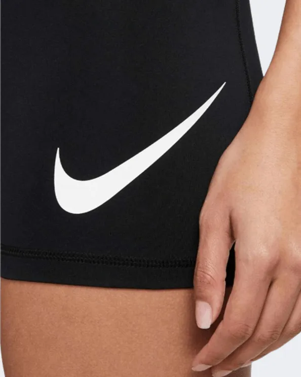 Nike Dri-Fit 3" Women Training Short Black/White Dm7687-010