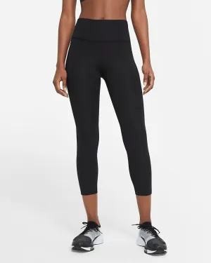 Nike Fast Womens' Mid-Rise Crop Running Leggings