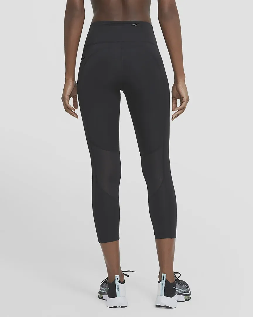 Nike Fast Womens' Mid-Rise Crop Running Leggings