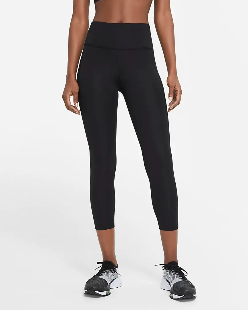 Nike Fast Womens' Mid-Rise Crop Running Leggings